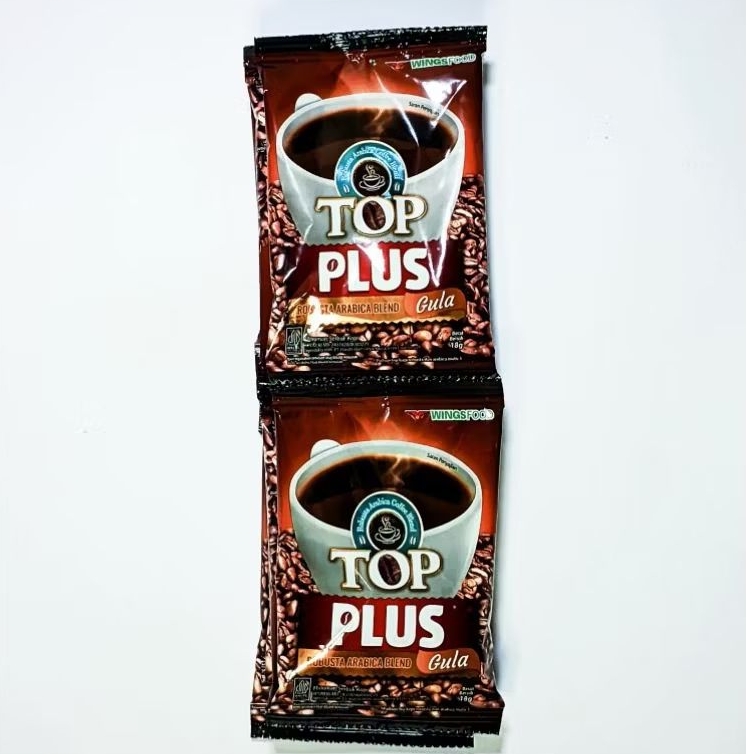 

TOP Kopi Plus Gula 18 Gram isi 10 Pcs