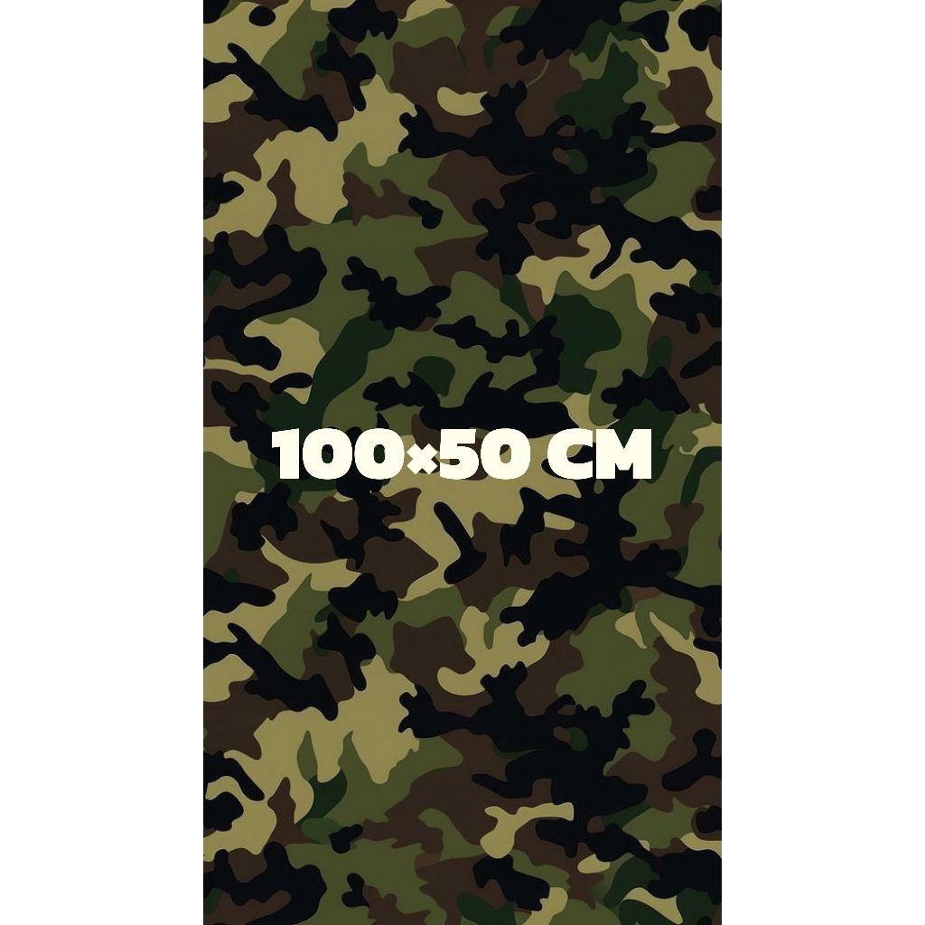 

STIKER CAMO LORENG ARMY 100×50 CM