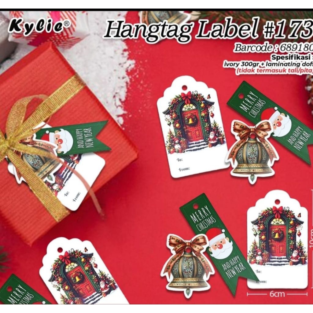 

Hang Tag Natal / 5 Set