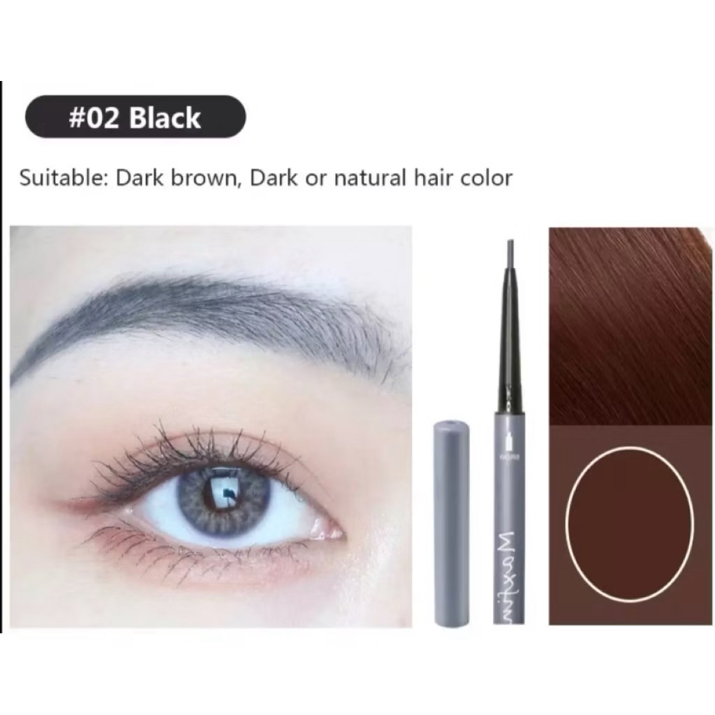 PENSIL ALIS 2in1 MAXFINE | Eyebrow Pensil