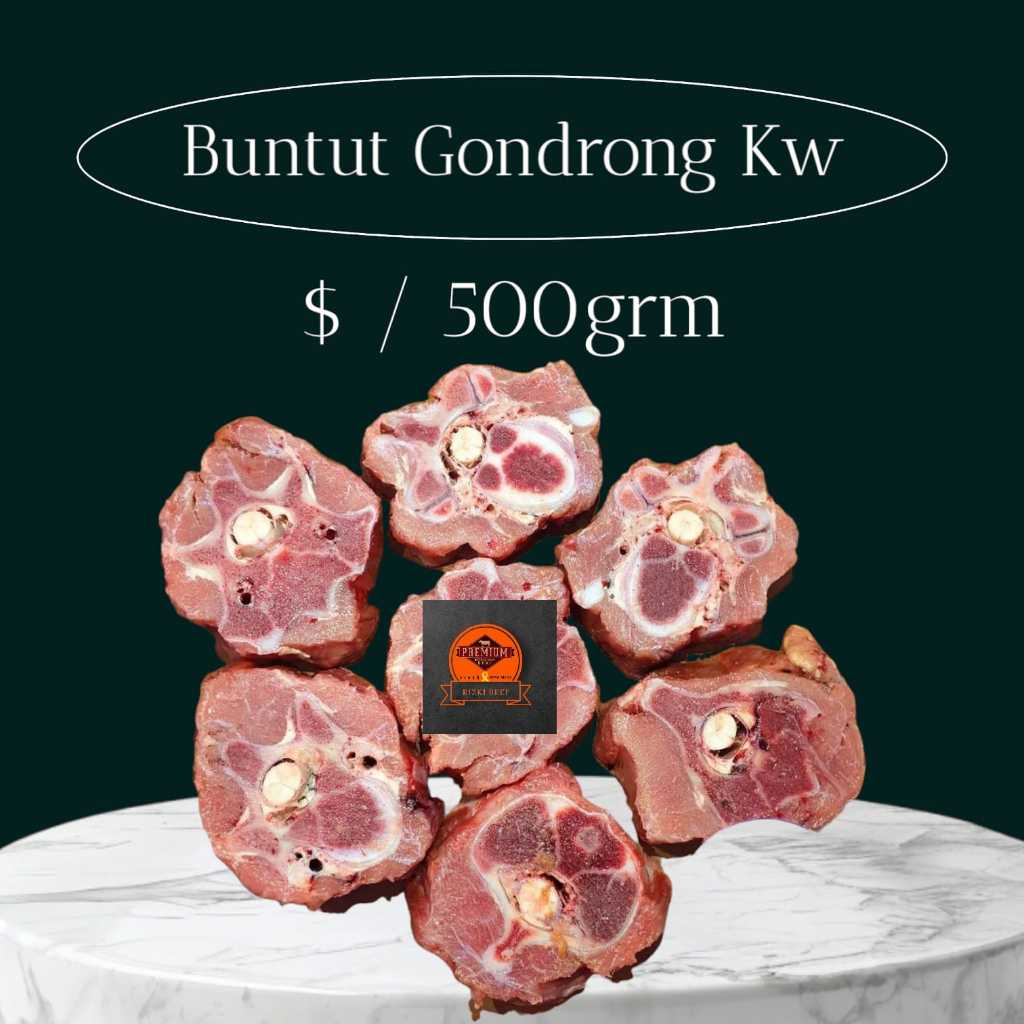 

Buntut Sapi Gondrong 500grm/1kg(HALAL)