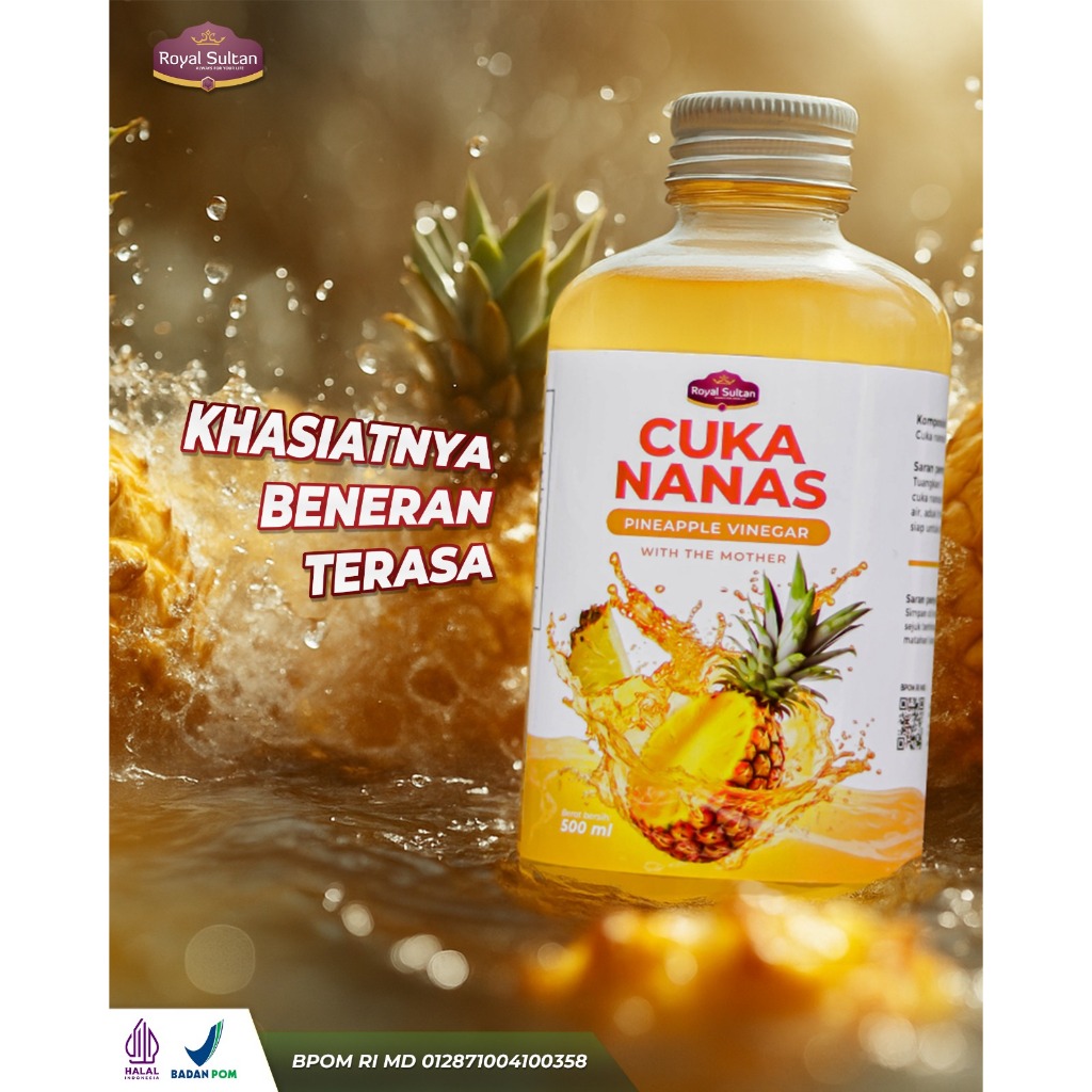 

Cuka Nanas Original Royal Sultan 500 ml Pineapple Vinegar