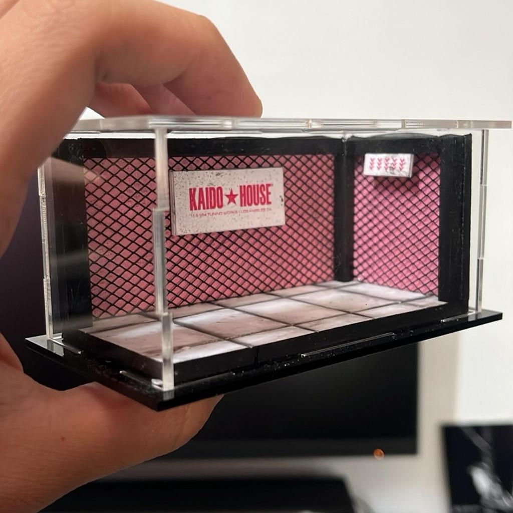 Diorama Akrilik Miniscale Diecast Hotwheels 1:64 Diecast Kaido