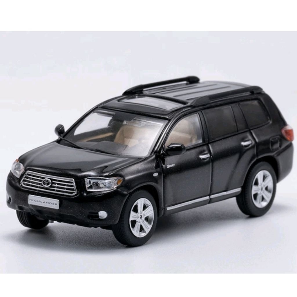 GCD Diecast Skala 64 Toyota Highlander 2008 Black