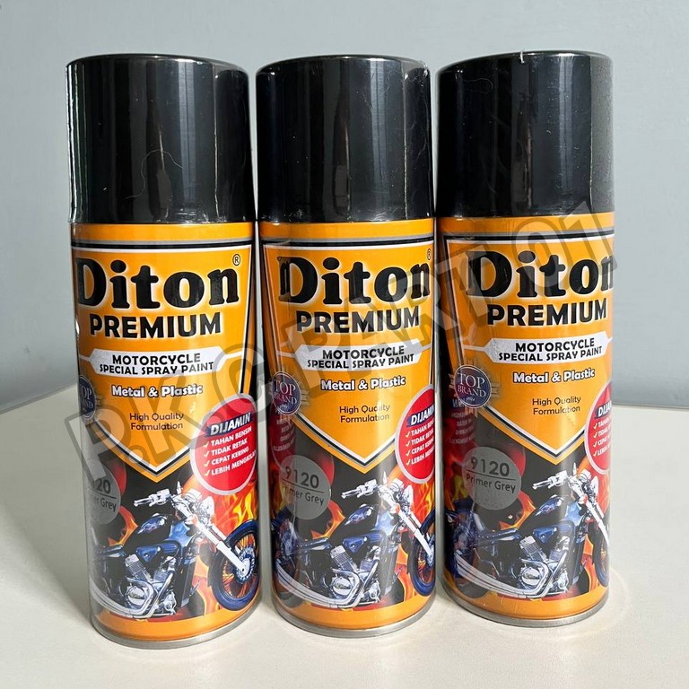 DITON PREMIUM  Primer Grey Epoxy Dasaran 9120 - Cat Semprot Body Motor & Mobil