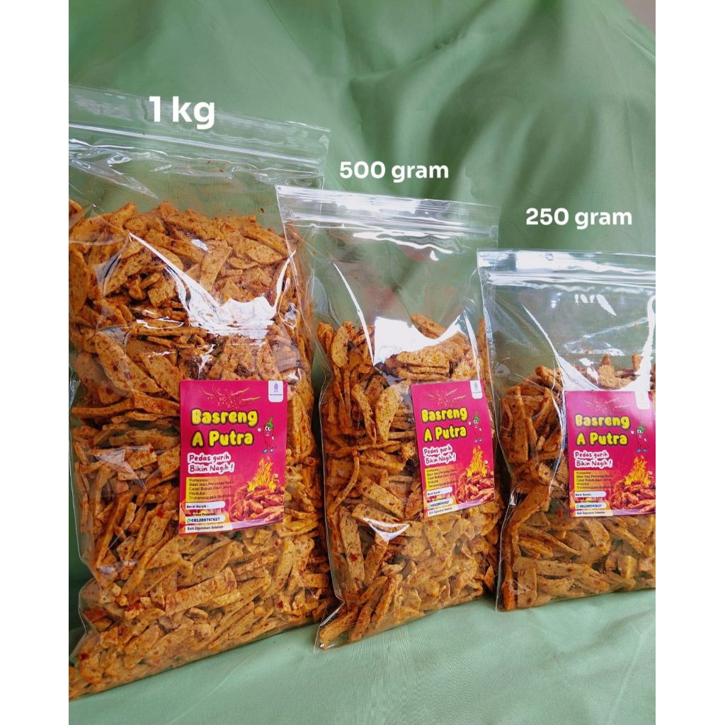 

Cemilan Basreng pedas