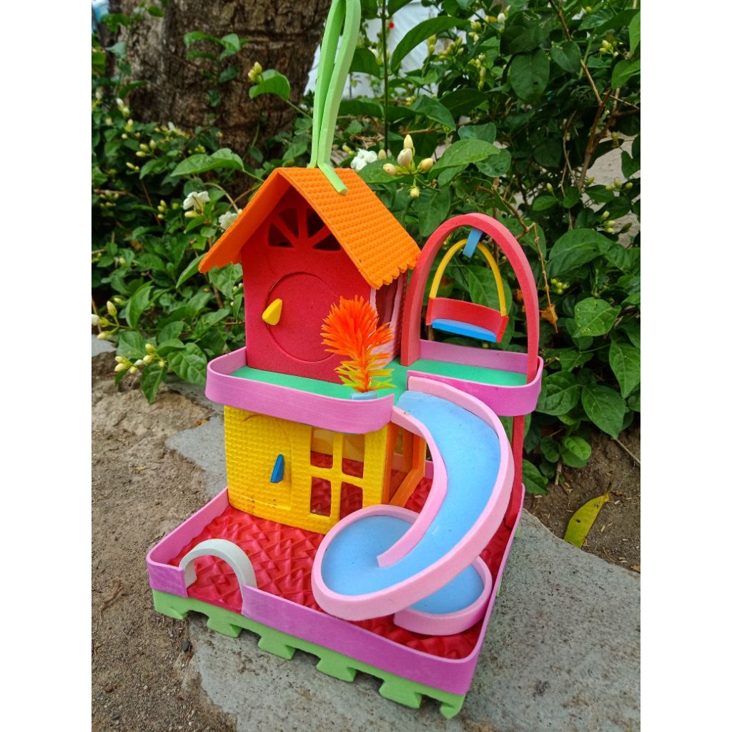 Rumah Kelomang model Tingkat besar sudah jadi