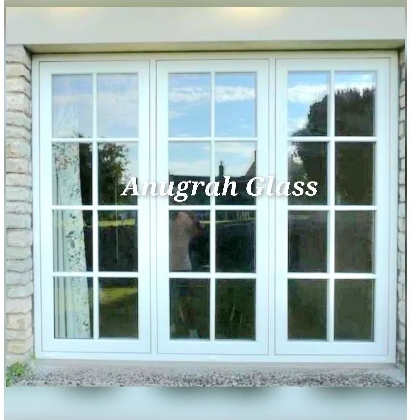 jendela cesmen aluminium 3 daun ornamen L150 x T150