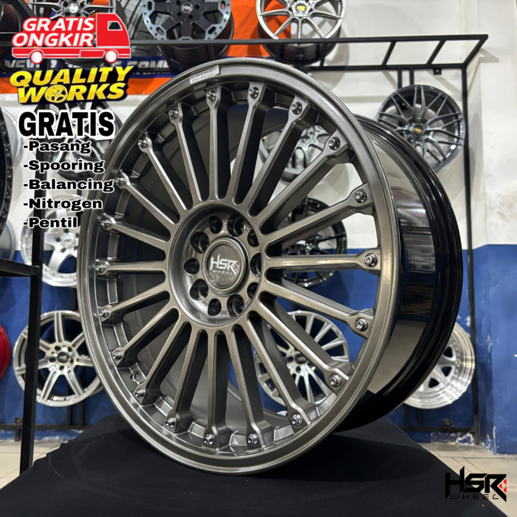 Velg Racing Mobil Cery J6 Ring 18 Pcd 5x108 Velg Murah HSR Wheel JJC