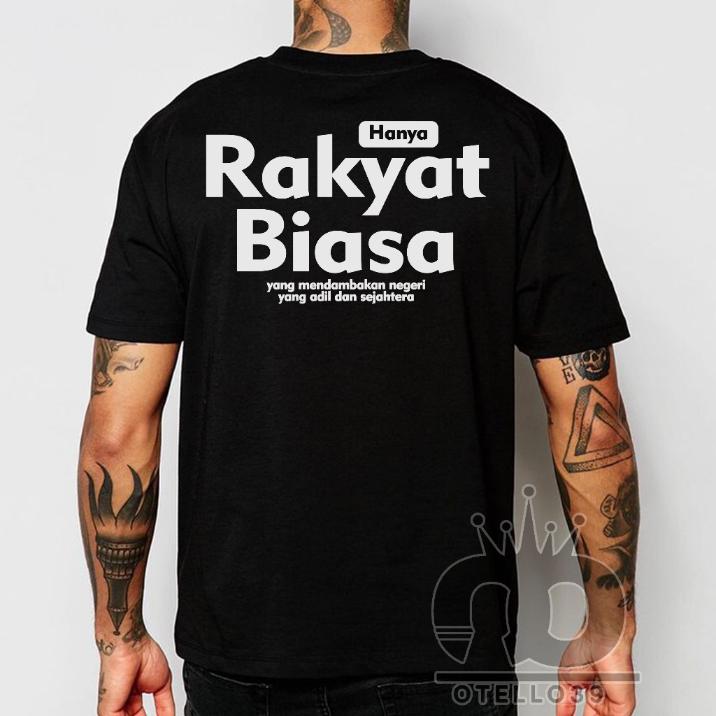 Baju Kaos Kata Kata Sindiran Pemerintah - Rakyat Biasa