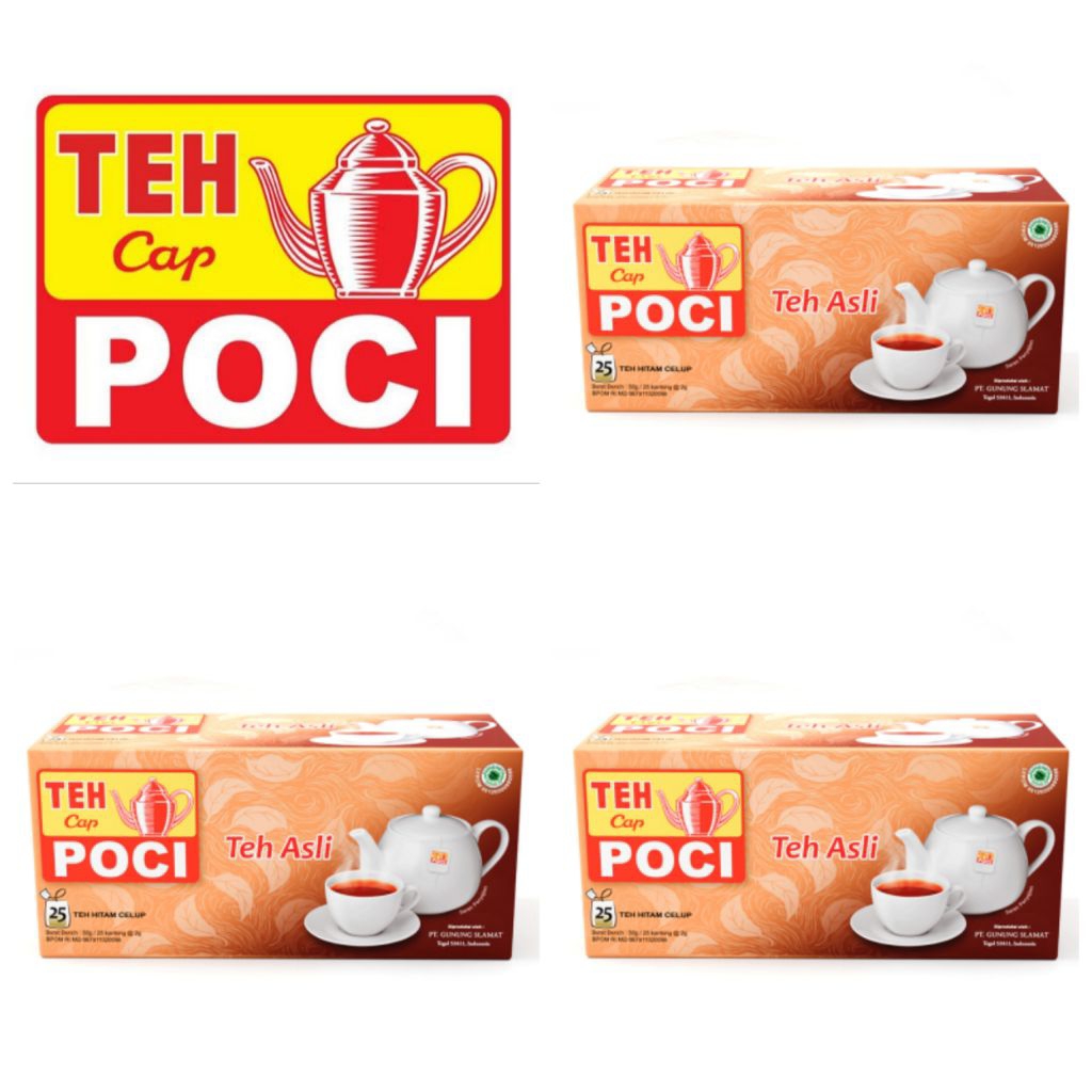 

Poci Teh Hitam Celup Teh Asli 25 x 2 Gr