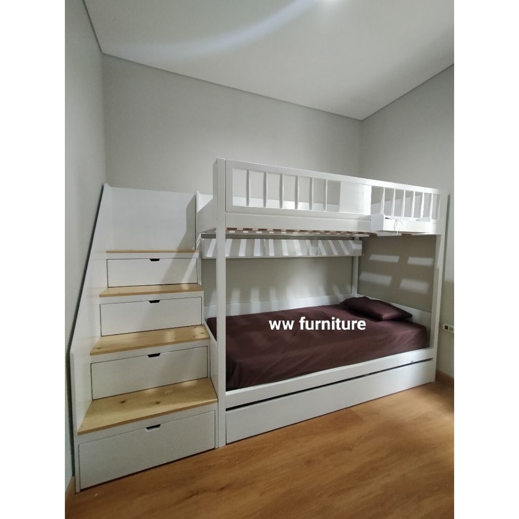 bedhouse dipan anak tingkat 120x200x180