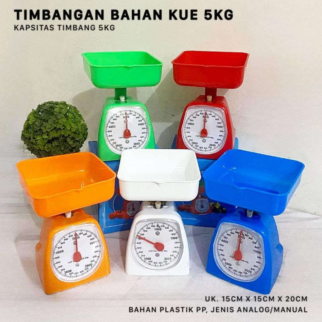 TIMBANGAN KUE DAPUR 2KG 5KG TIMBANGAN DUDUK JARUM