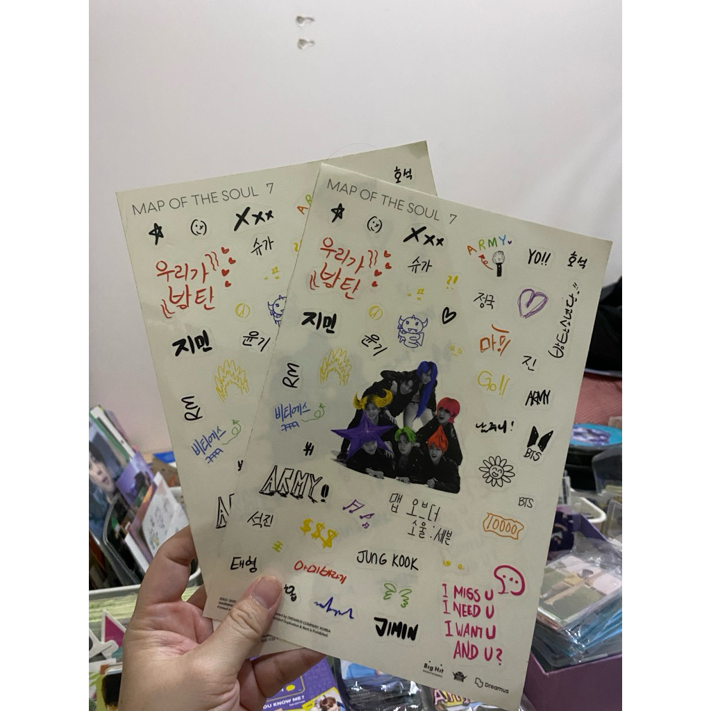 

BTS Map of The Soul Official Sticker Set (DAPAT 2PCS)