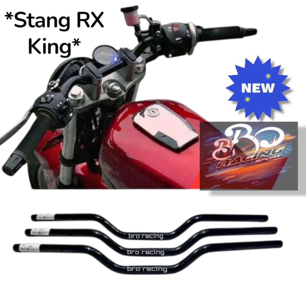 Stang RX king stang yamaha Rx king balap stang pendek Rx king super pro road race Hitam