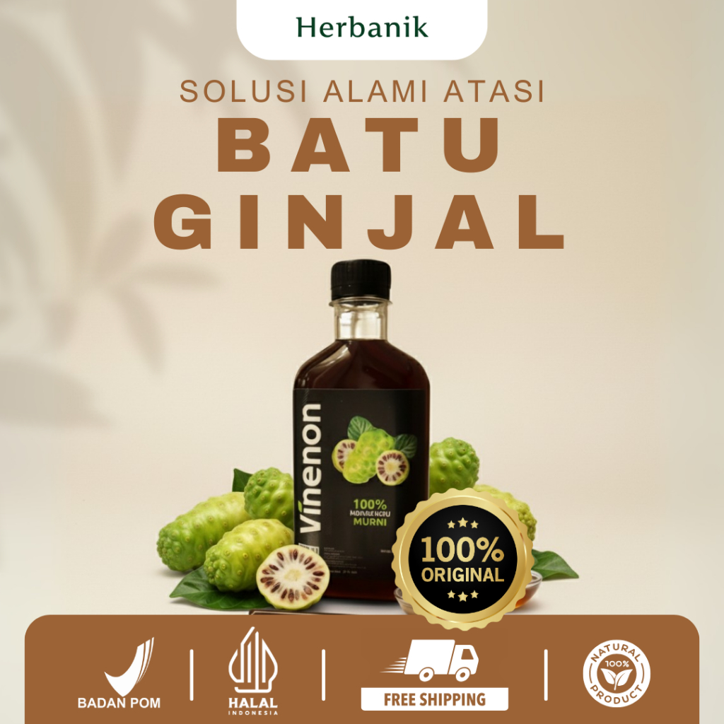 

Cuka Mengkudu Original Vinenon 100% BPOM-Halal - Mengatasi Batu Ginjal, Asam Urat- Bisa COD