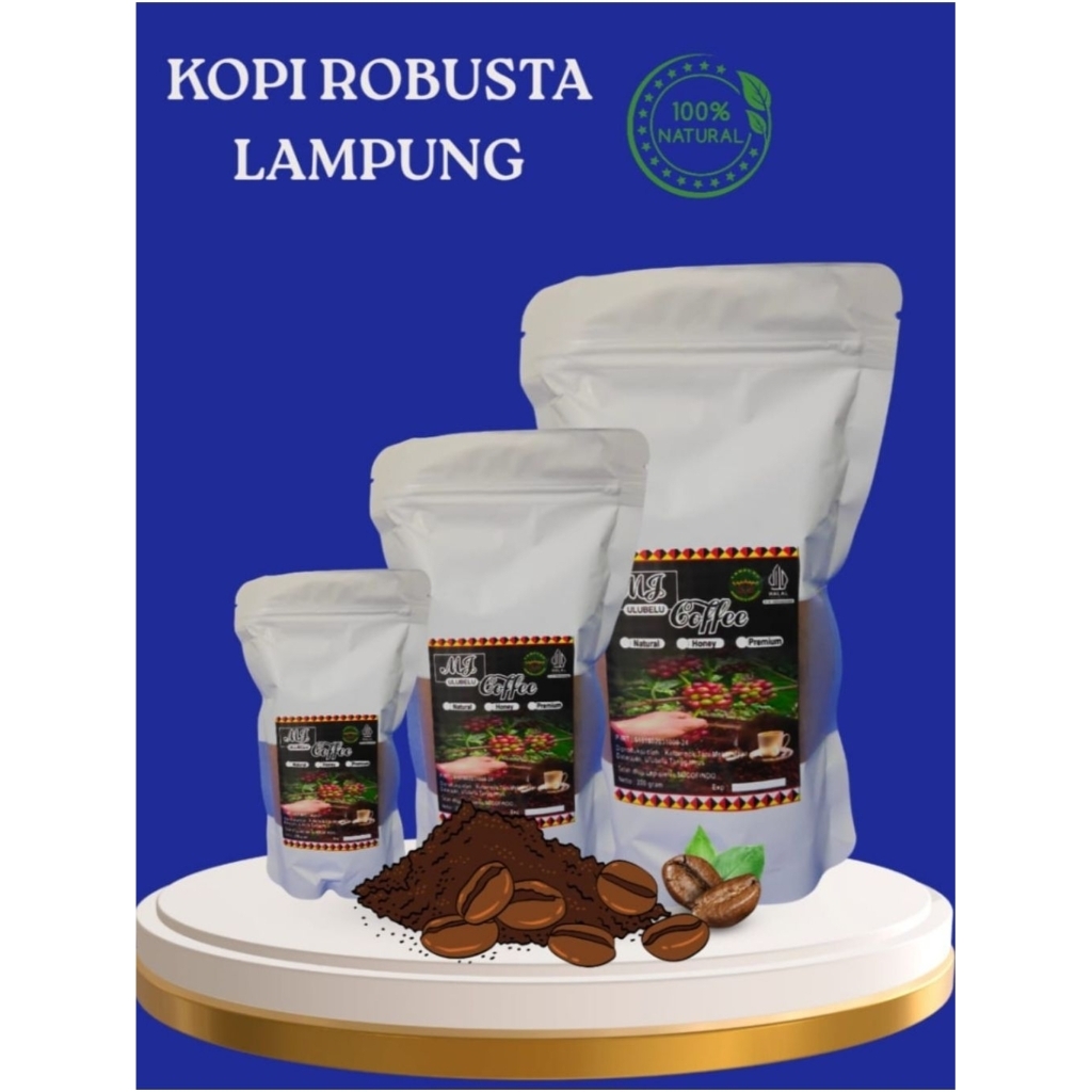 MJ Coffe' Kopi Robusta Ulubelu  Lampung