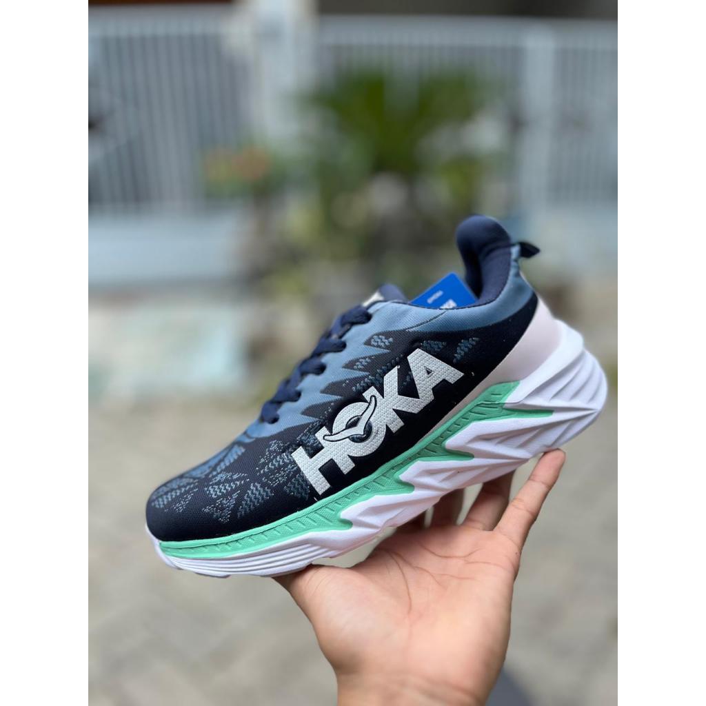 sepatu hoka carbon x2 running shoes hoka lari olahraga sneakers pria wanita