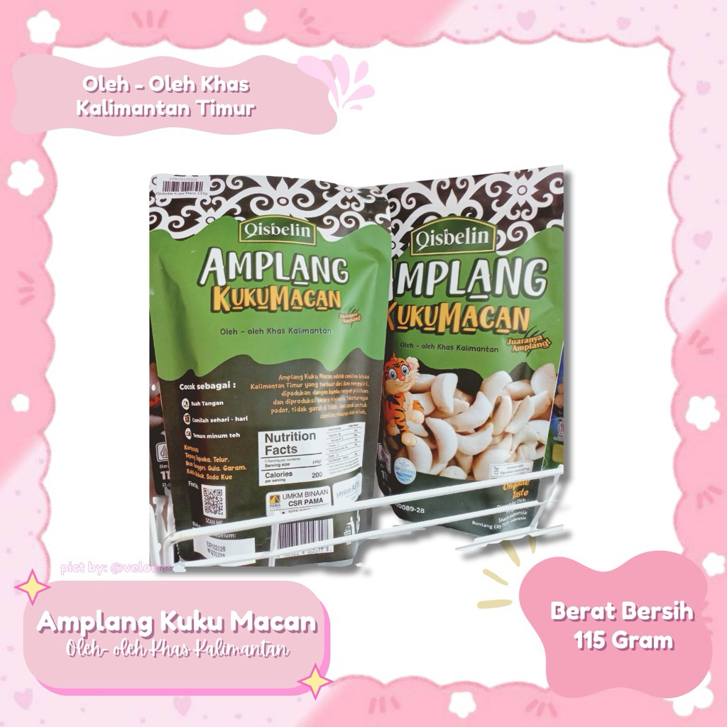 Amplang Kuku Macan - Khas Kalimantan Timur | Camilan Tradisional