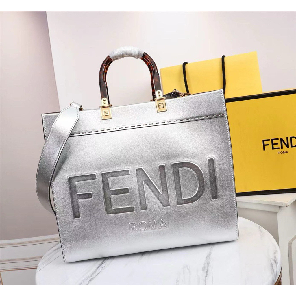 tas fen silver wanita sling bag