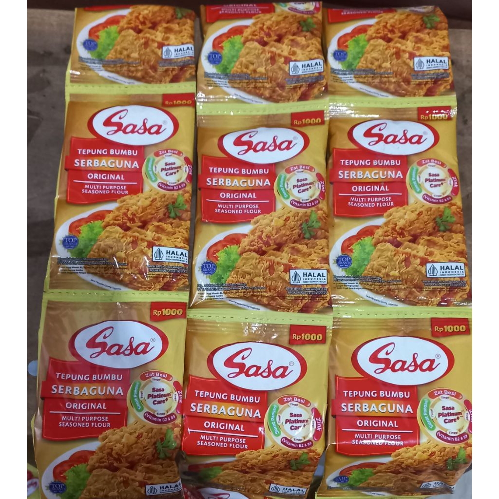 

Sasa tepung bumbu serbaguna 32 gr isi 10 per renteng