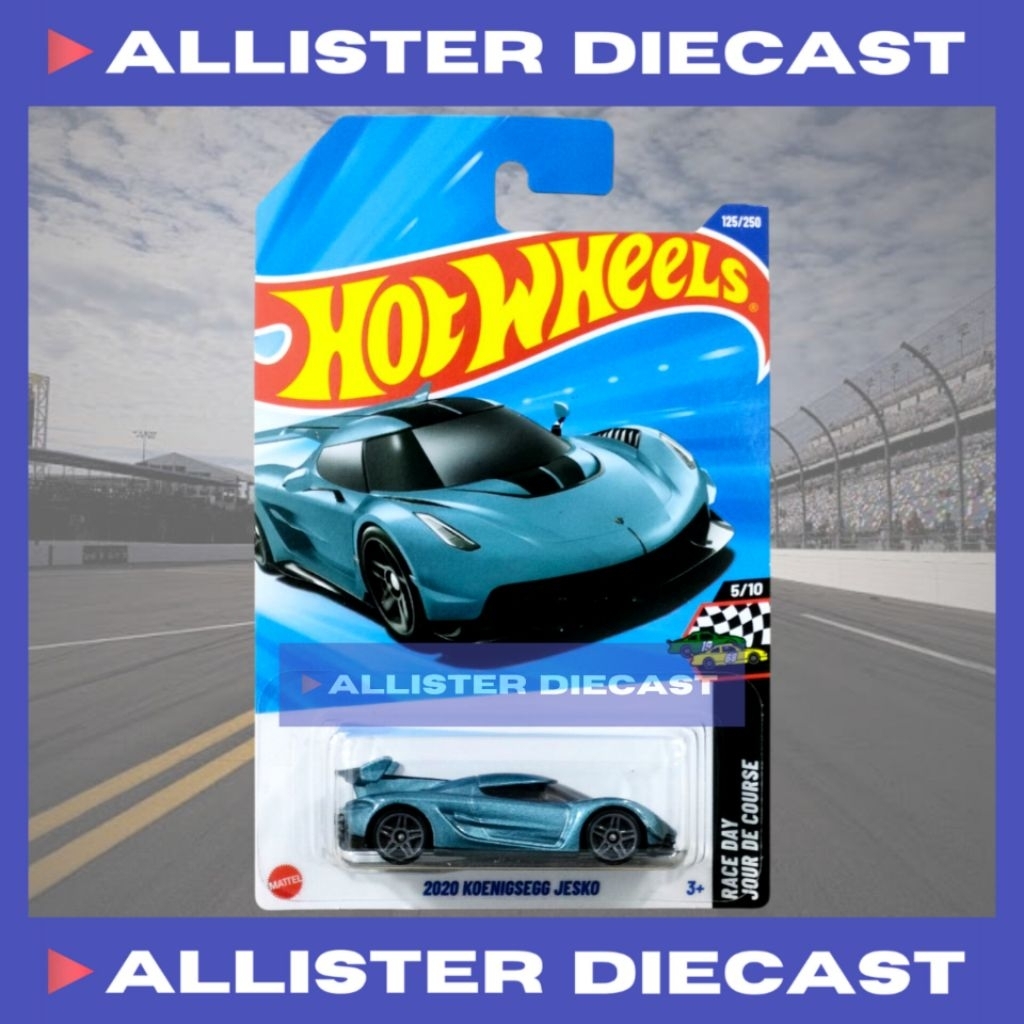 Hot Wheels 2020 Koenigsegg Jesko Biru Hotwheels 2020 Koenigsegg Jesko Blue HW Race Day Hotwheels Koe