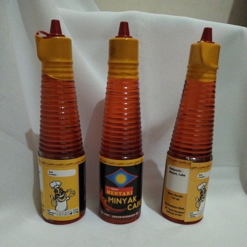 

Minyak cabe cap sinar mentari isi @150ml
