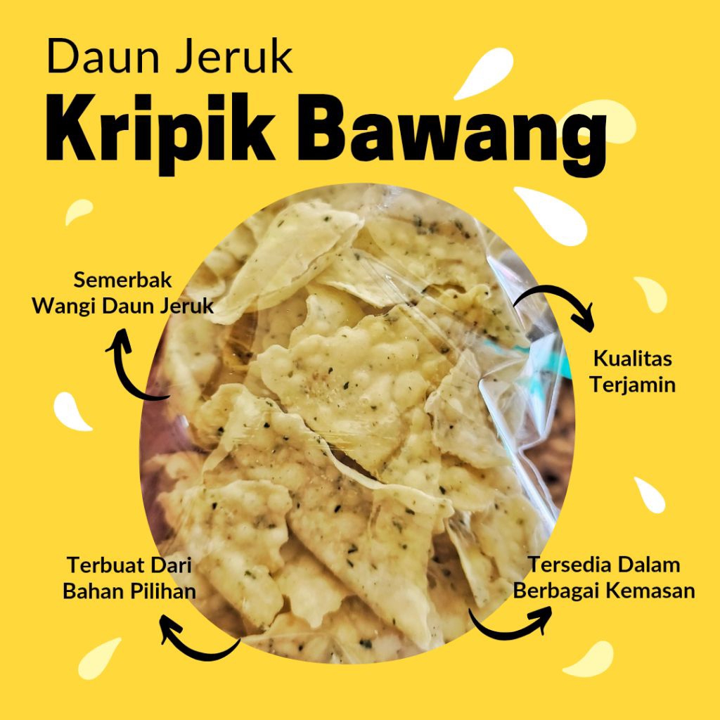 

Keripik Bawang Daun Jeruk Premium 1kg