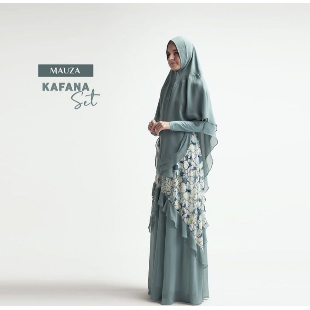 Gamis Kafana Mauza Syari / Dress Only Kafana By Mauza Syari / Gamis  Kafana Wanita Syari Mauza