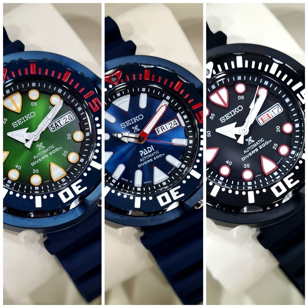 BARU Jam Seiko Rare Diver Padi X automatic Divers Rubber