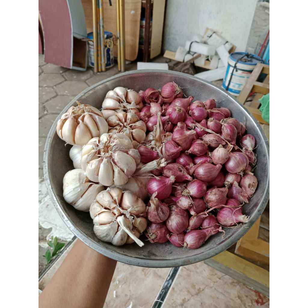 PAKET MIX BAWANG MERAH DAN PUTIH 1KG