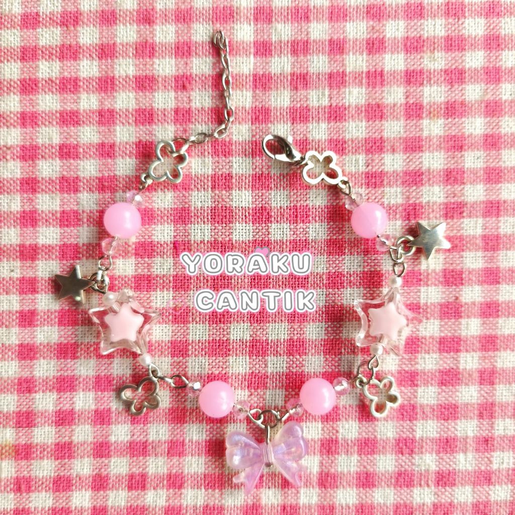 

B1g1 RANDOM CUSTOM EXPRESS 1-3 JAM COD SAMEDAY INSTANT bracelet gelang manik beads custom pinterest planet kpop jpop HQ custom handmade