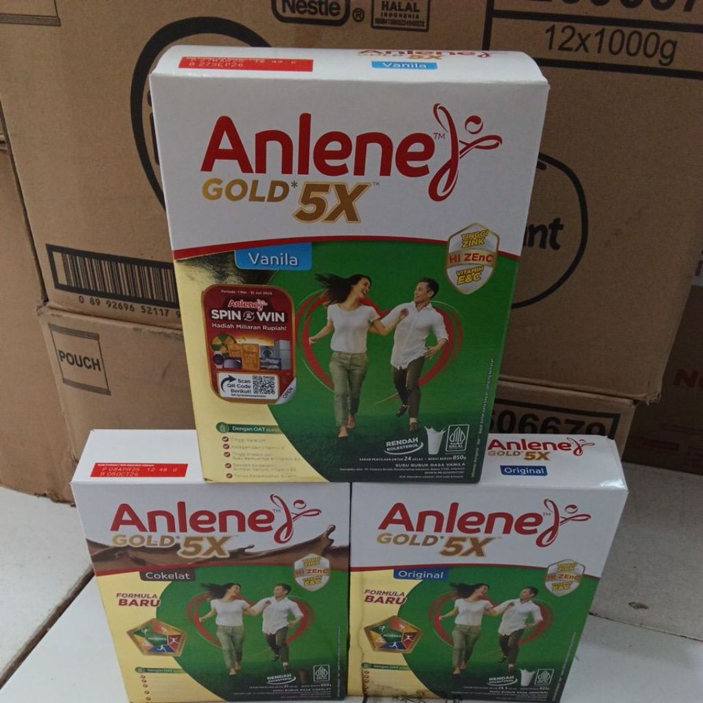 

anlene gold 825gr vanilla coklat original