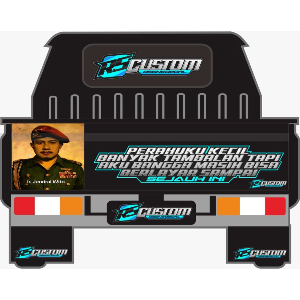 sticker pintu belakang L 300