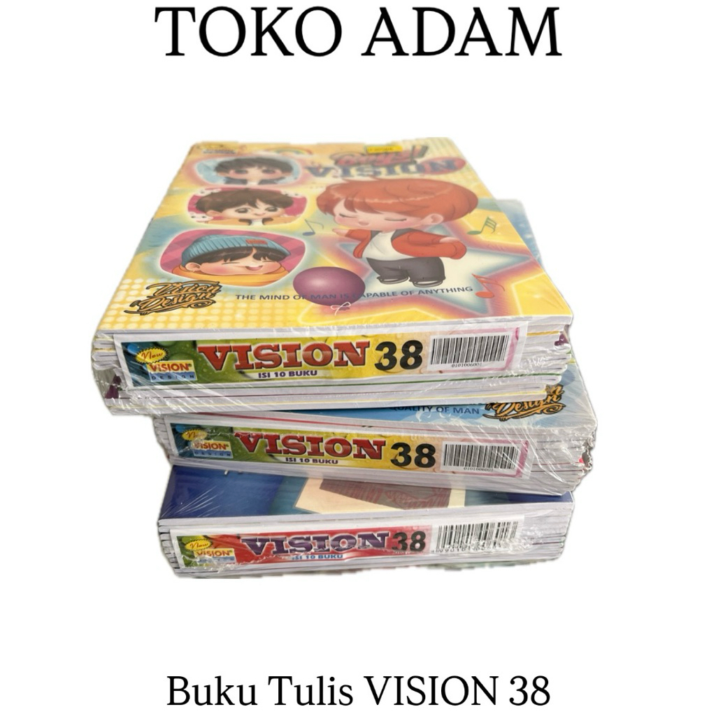 Buku Tulis Vision 38 lembar 1 pack