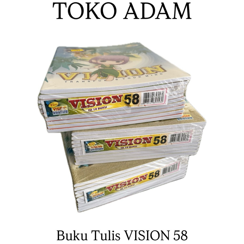 Buku Tulis Vision 58 lembar 1 pack