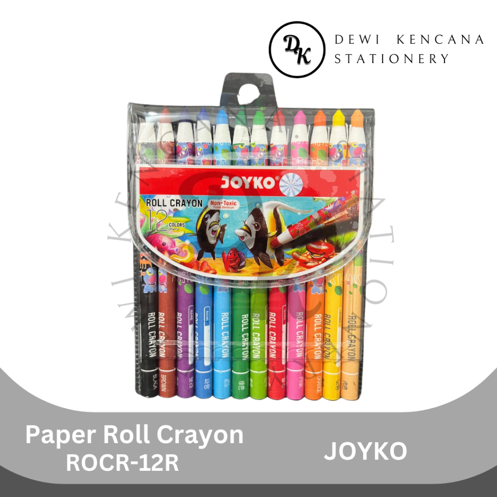 

Krayon Gulung 1 Set 12 Warna ROCR-12R