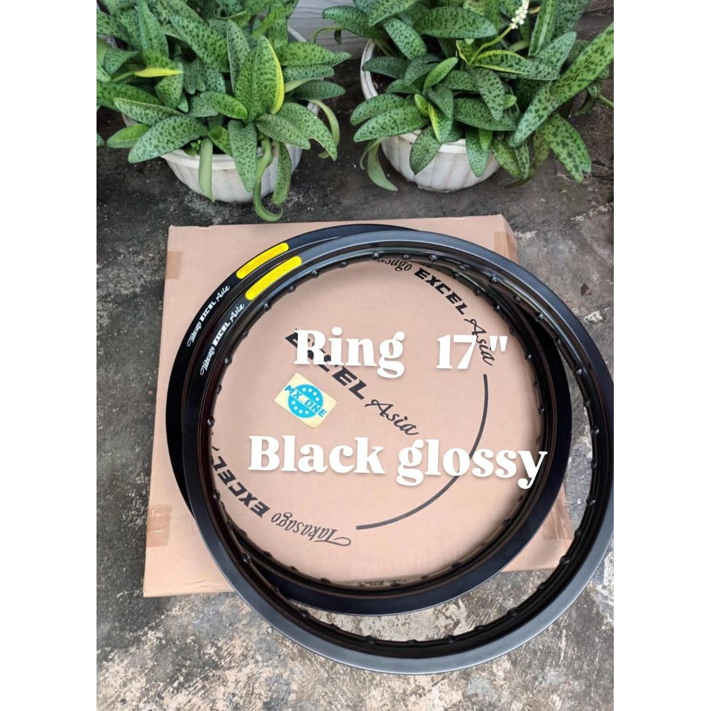 Velk Excel AsiaTakasago (TEA)  ring 17 warna black glossy
