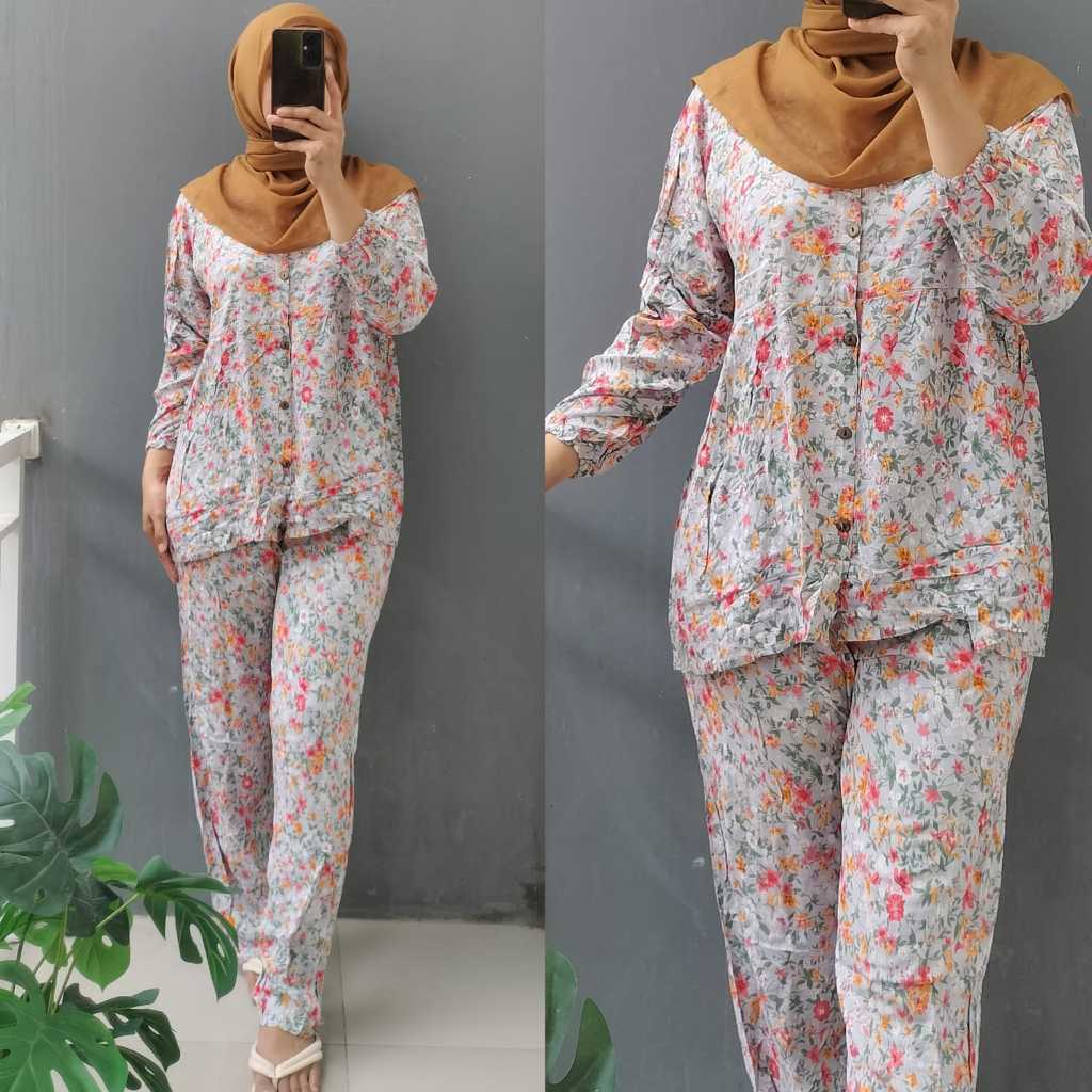 NEW ARRIVAL/ BEST SELLER/ DASTER KUPU PANJANG/ SETELAN TUNIK LENGAN PANJANG/ DASTER JUMBO LD 125/ DR