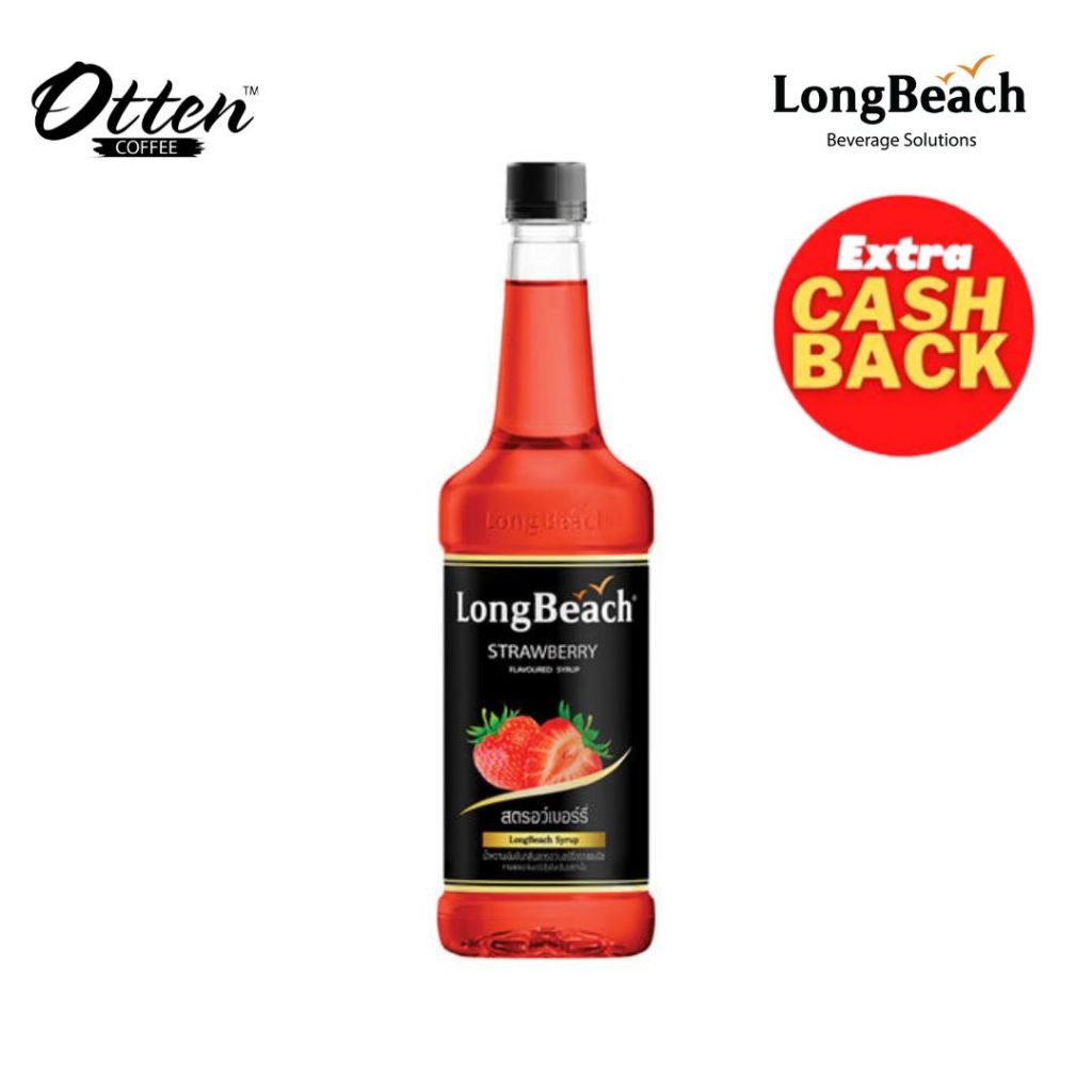 

LongBeach - Syrup Strawberry 740ml - Perasa Minuman Sirup Rasa Stroberi cocok untuk Horeca