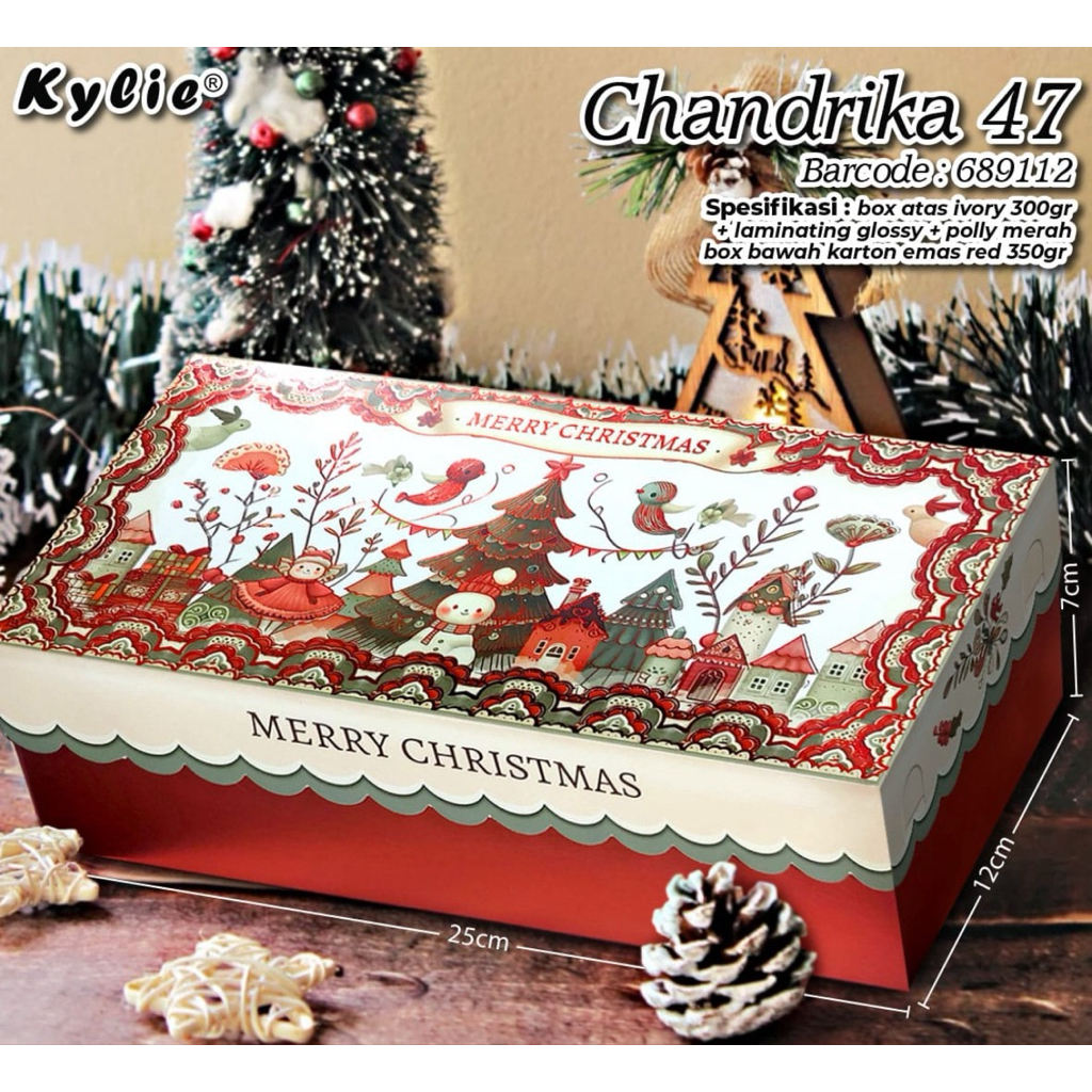 

Box Natal / Christmas Box / Box kue / Roll cake box / Box Natal Chandrika