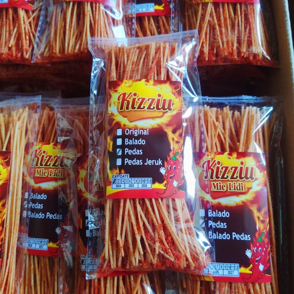

Kizziu Mie Lidi / Mie Biting Balado | Pedas | Balado Pedas 42gr