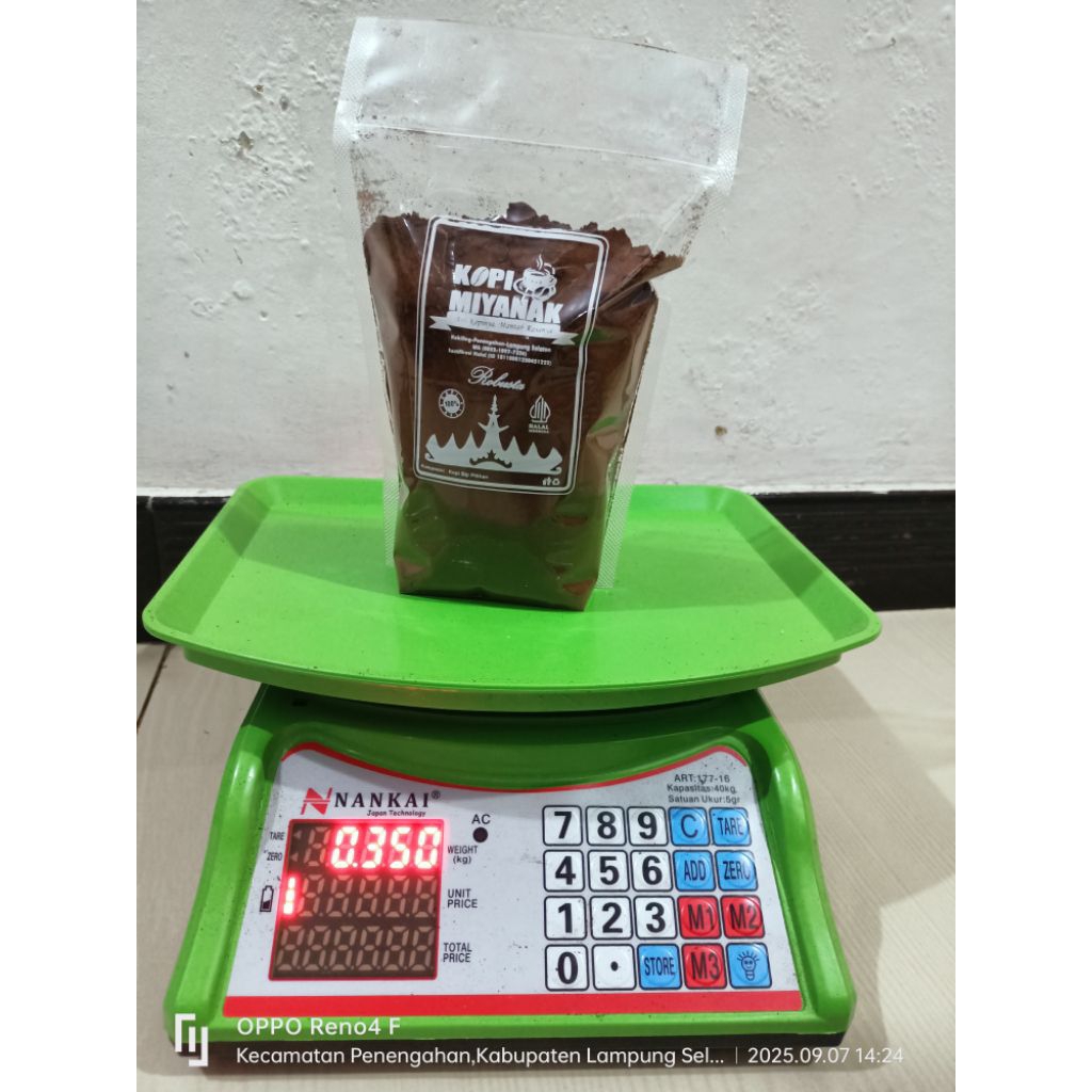 

kopi Miyanak 350 gram (kopi bubuk asli Lampung)