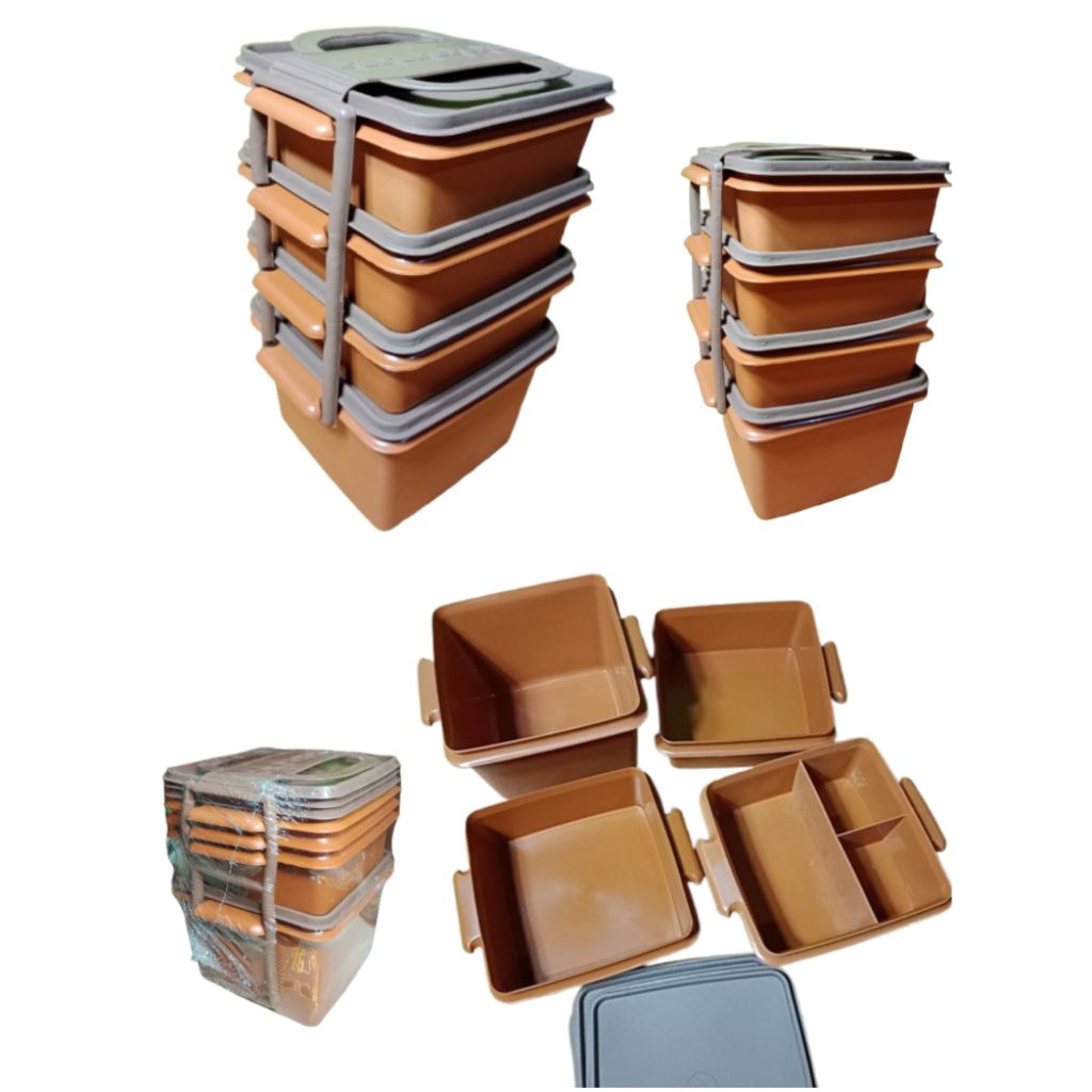 RANTANG PIKNIK JUMBO 4 SUSUN PLASTIK