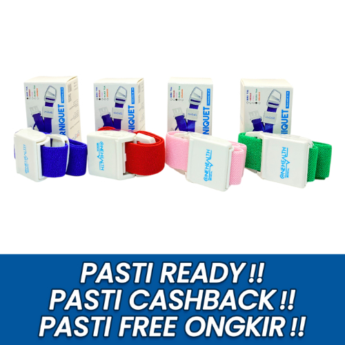 ONEHEALTH TOURNIQUET TORNIKET TORNIQUET TURNIKET TURNIQUET ALAT PENAHAN ALIRAN DARAH ALAT PENGHAMBAT