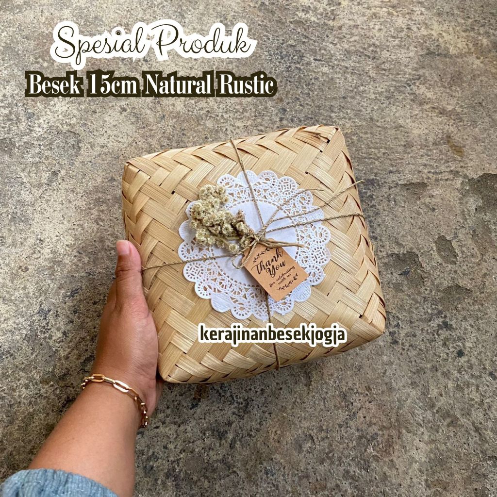 

BESEK HIAS RUSTIC LEPASAN | hampers souvenir bingkisan parsel