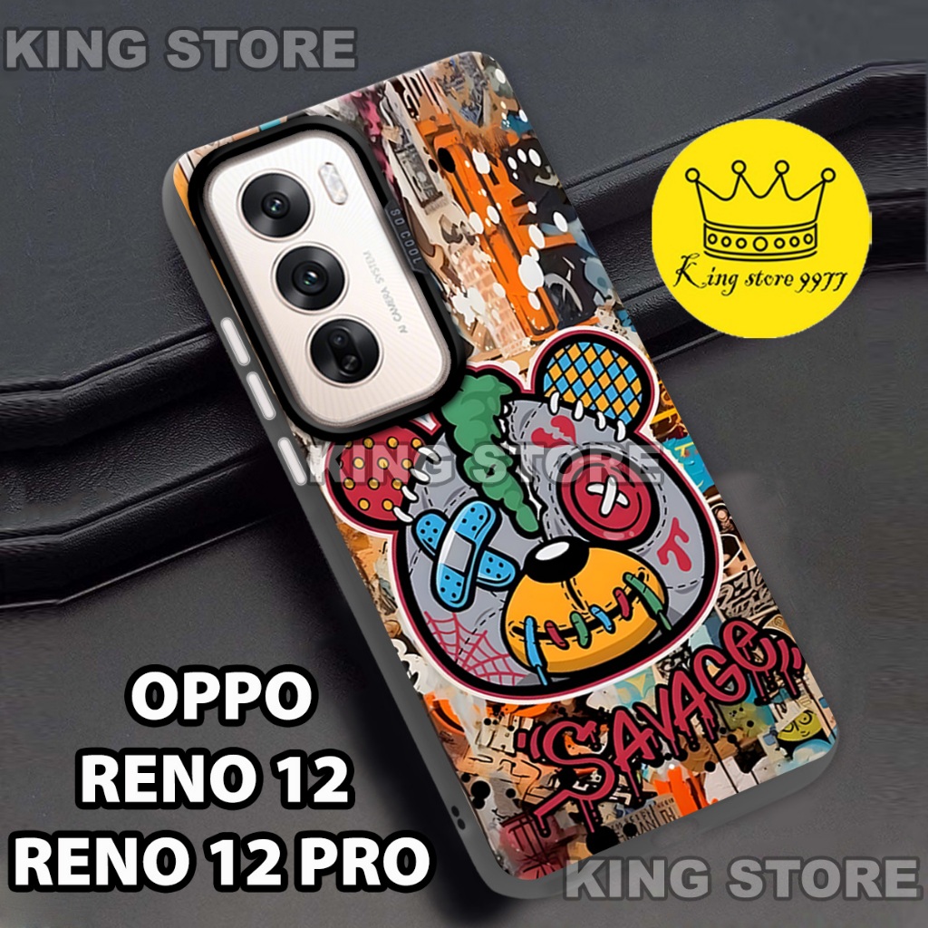 (KS15)  Case OPPO RENO 12 - OPPO RENO 12 PRO/ Motif gambar /Motif Grafity/casing OPPO RENO 12- OPPO 