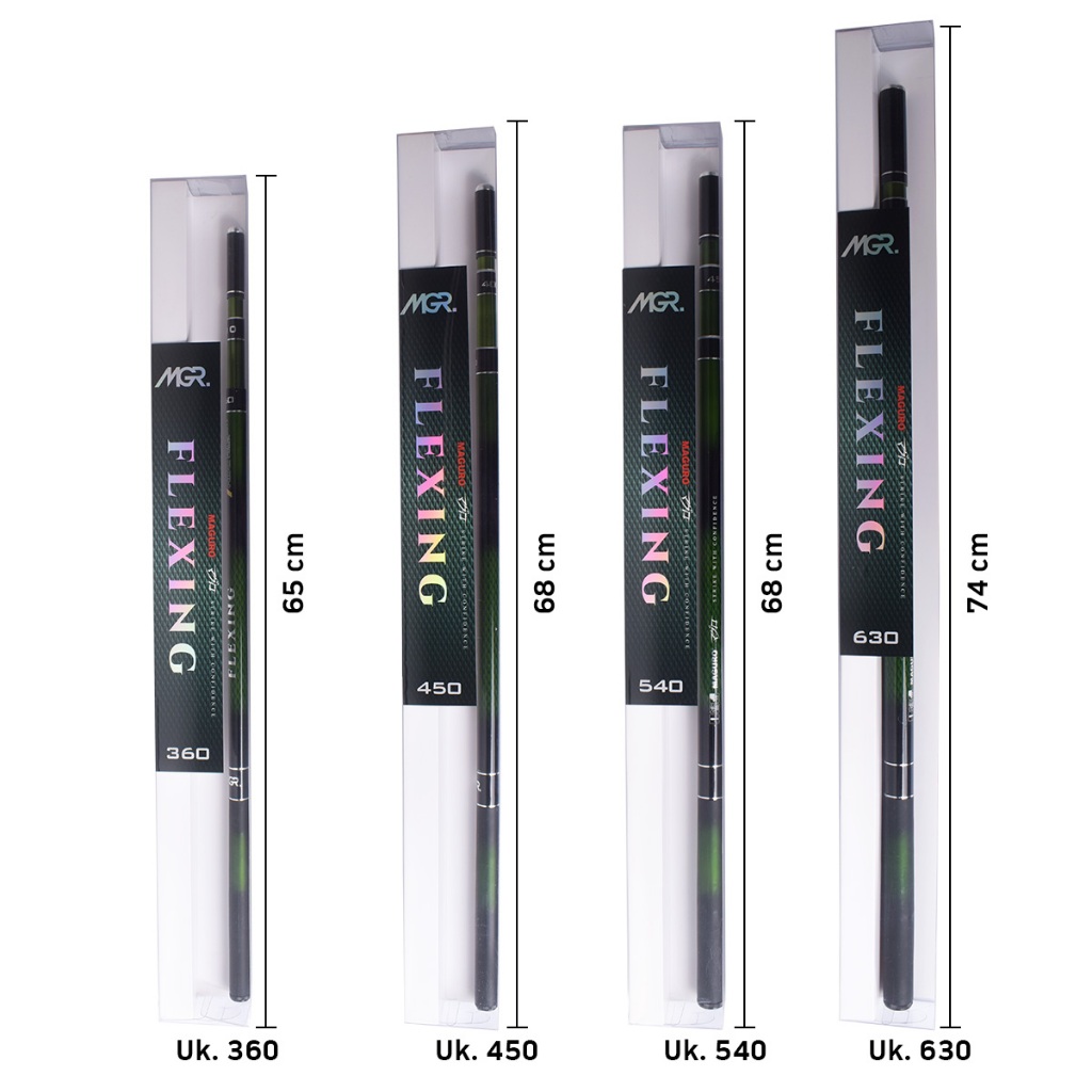 Joran Tegek Maguro Flexing 360 | 450 | 540 | 630 | Tegek Zoom | Indonesia Memancing Shop