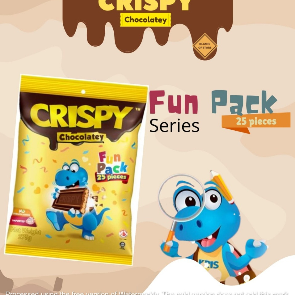 

Ready Crispy fun pack chocolatey 275 gr