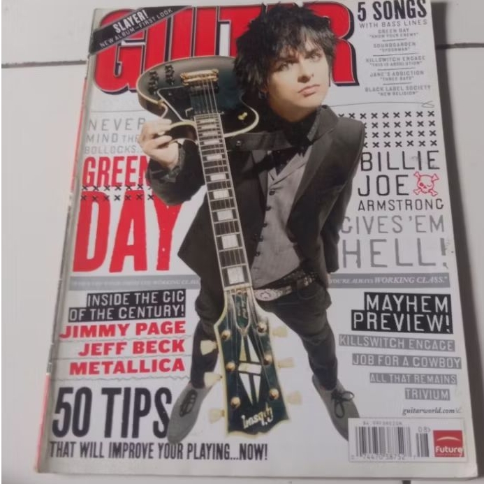 Majalah Original Import Guitar - Green Day